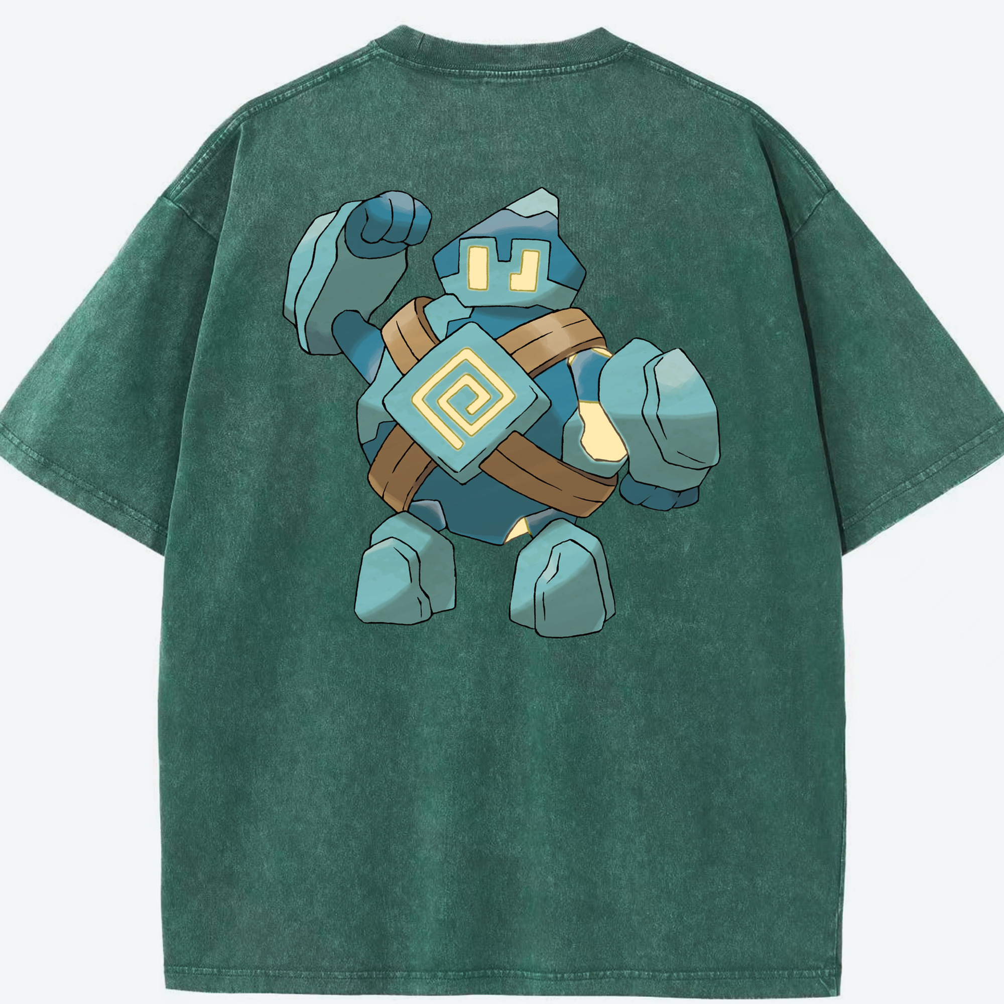 （画像用） ポケットモンスター Pokémon 綿100% ヴィンテージ風 半袖Tシャツ（背面プリント）